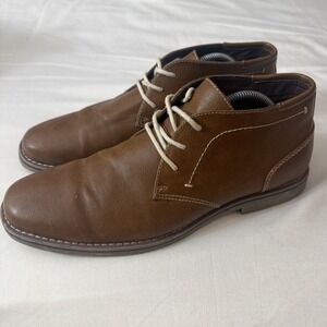 Men's Size Sonoma Freer Ortholite Eco Cognac/Brown Oxford Dress Size 11 Work Fit